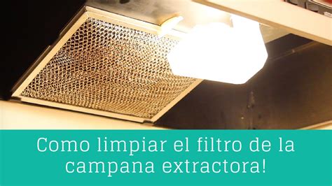 Cómo se limpian los filtros de la campana extractora lilimpieza