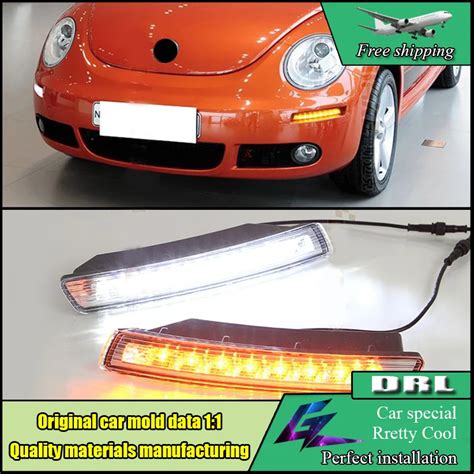 Car Styling Led Daytime Running Light For Volkswagen Vw Beetle