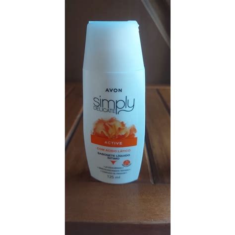 Sabonete L Quido Ntimo Simply Delicate Avon Ml Shopee Brasil