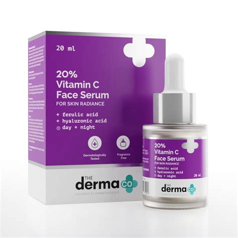 Amazon The Derma Co 20 Vitamin C Face Serum Helps Revive Dull