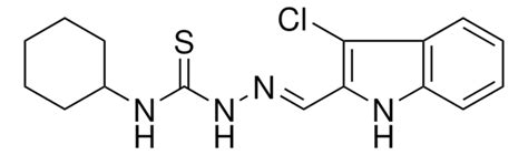 3 Chloro 1h Indole 2 Carbaldehyde N Cyclohexylthiosemicarbazone