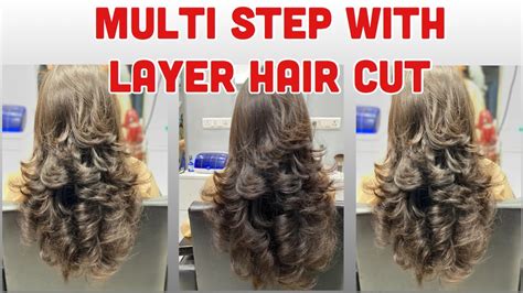 MULTI STEP WITH LAYER HAIR CUT / ADVANCED STEP HAIR CUT DAY 125 # ...