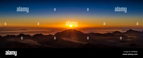 Mountain Sinai Sunrise Stock Photo - Alamy