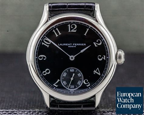 Laurent Ferrier Lcf Ac Nbw Galet Micro Rotor Ss Black Arabic Dial