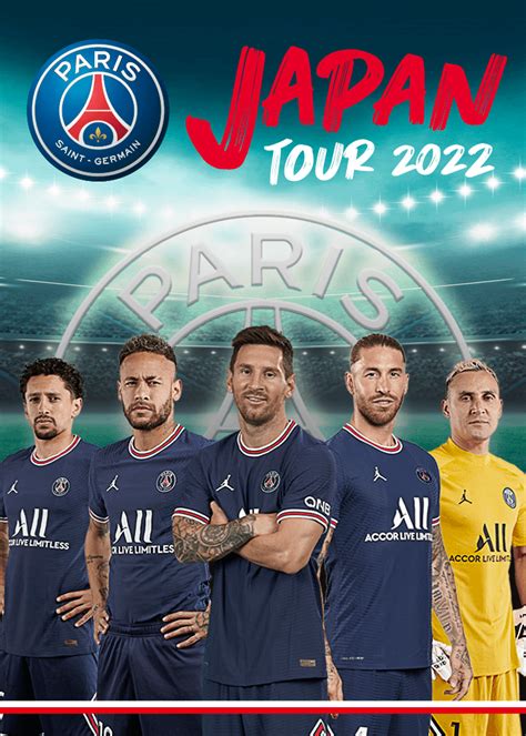 5 Players Graphic Nft Ver5 Paris Saint Germain Japan Tour 2022