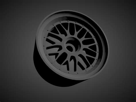 Bbs Lm Rims With Brakes And Tires For Hot Wheels 3D Print Model In Vehicle 3DExport