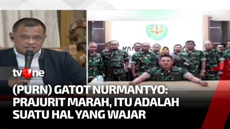 Respon Purn Gatot Nurmantyo Soal Pernyataan Effendi Simbolon Kabar