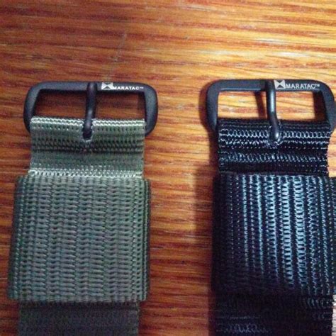 New Soft Mm Black Or Grey Nylon Diver Strap Black Pvd Buckle