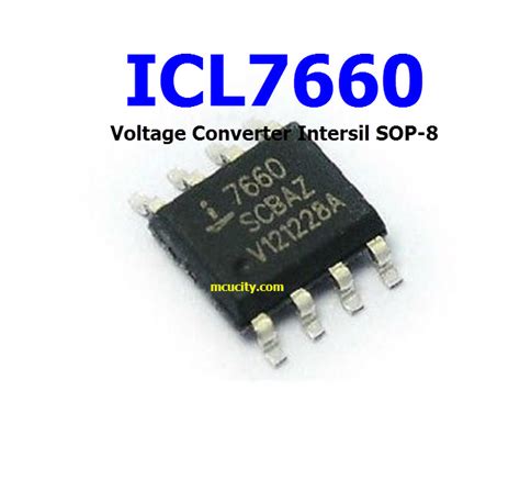 ICL7660 DC-DC Converter IC Datasheet, Pinout, Equivalent, 55% OFF