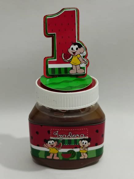 Rótulo Aplique para Nutella 140g pequena Magali Elo7