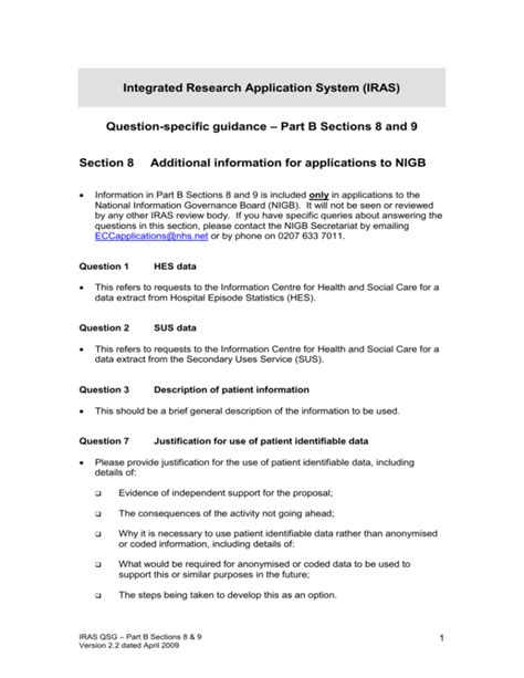 Integrated Research Application System Iras