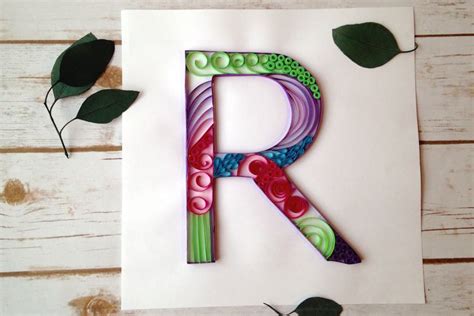 How To Make A Paper Quilled Monogram