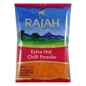 Rajah Extra Hot Chilli Powder Kg Extreme Heat For Professionals DesiMart