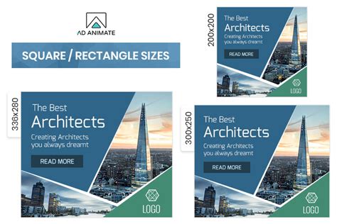 Architect Animated Ad Banner Template Ps002