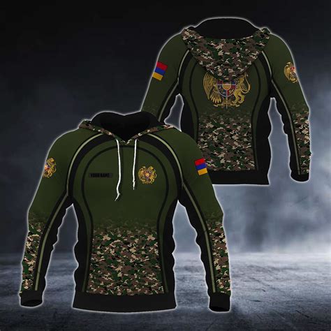 Customize Armenia Coat Of Arms Camo Army Shirts - Rig Rocket