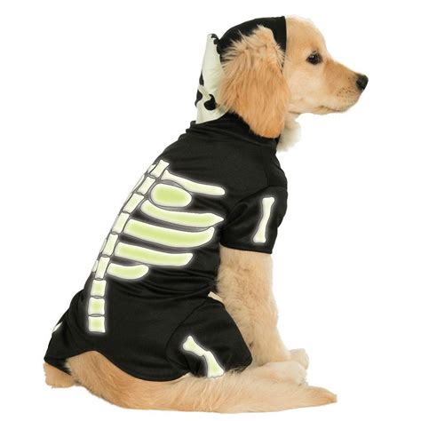 Rubies Glow In The Dark Skeleton Dog Costume | BaxterBoo