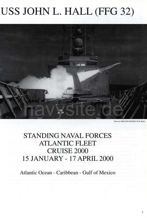 Uss John L Hall Ffg Stanavforlant Cruise Book Introduction