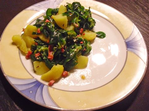 Kartoffelsalat Mit Feldsalat Von Modu Chefkoch De