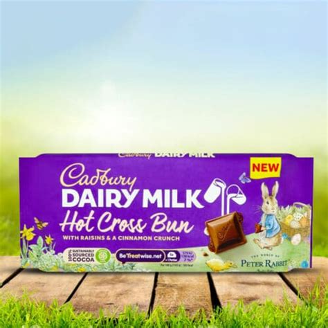Cadbury Dairy Milk Hot Cross Bun Chocolate Bar Sweet Cheeks