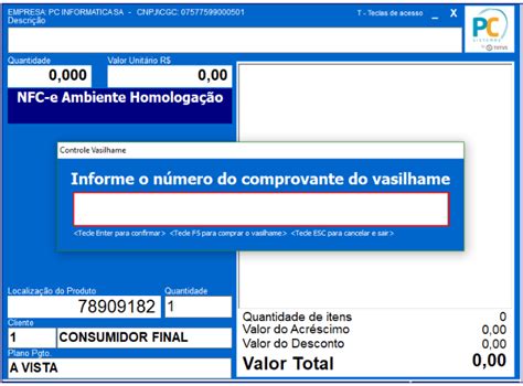 WINT Como Realizar Venda De Vasilhame Na Rotina 2075 Central De