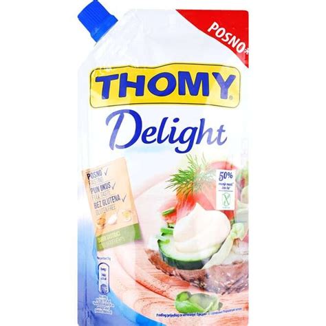 Majoneza delight delikatesna ili burger vrećica s čepom Thomy 220 263