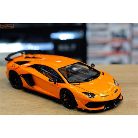 Auto Art Lamborghini Aventador Svj Arancio Atlas Pearl Orange