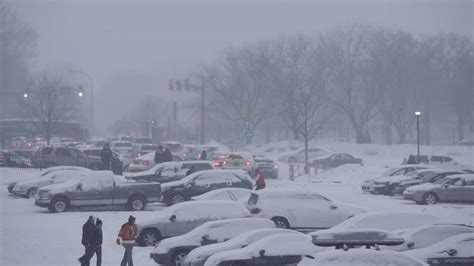 Another Winter Storm Hits Us East Coast Sbs News