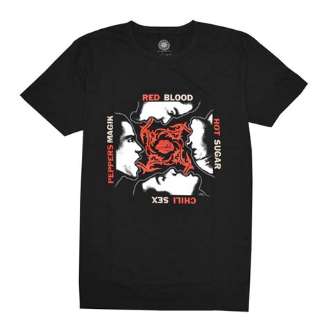 MUSIC TEE RED HOT CHILI PEPPERS レッドホットチリペッパーズ レッチリ Tシャツ バンドTシャツ ブラック