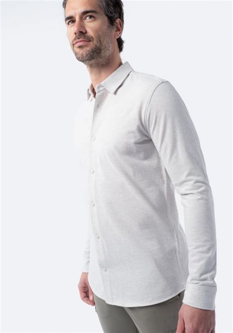 Camisa de piqué manga larga de Hombre TEX Ofertas Carrefour Online