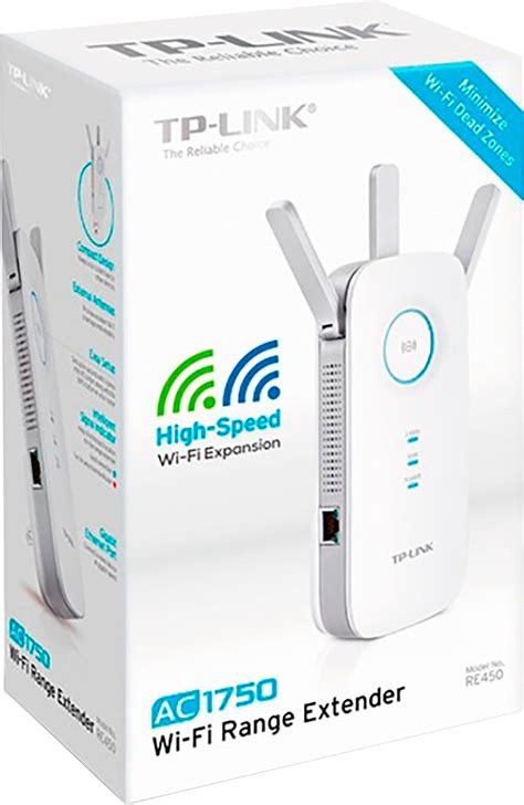 Best Buy Tp Link Ac Gigabit Wi Fi Range Extender White Re