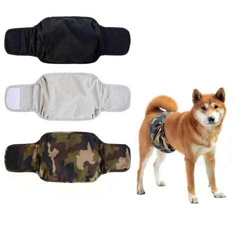 Couche Chien Male Lavable Lot De Bandes R Utilisables Pour Chiens