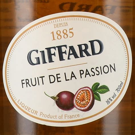 Giffard Fruit de la Passion Liqueur купить ликер Жиффар Маракуйя 0 7