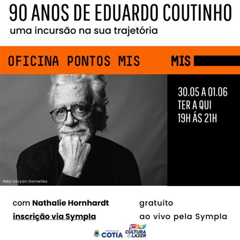 Inscri Es Abertas Para A Oficina Online Anos De Eduardo Coutinho