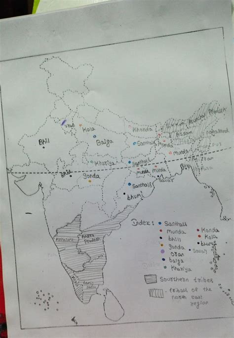 Tribes of India map | Study motivation video, Study motivation, India map