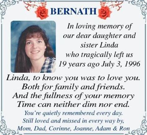 Linda Bernath Obituary Woodstock Sentinel Review