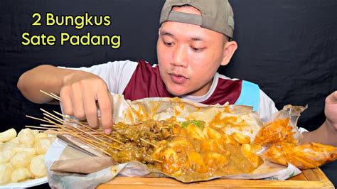 Mukbang 2 Bungkus Sate Padang Uda Bagindo YouTube