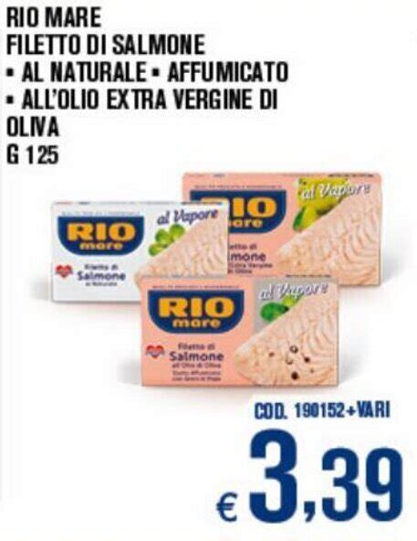 Rio Mare Filetto Di Salmone Al Naturale Affumicato All Olio Extra