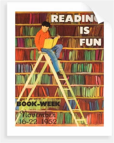 Reading Is Fun Poster posters & prints by Roger Duvoisin