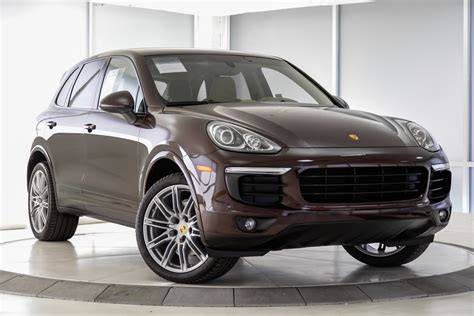 Certified Pre Owned 2017 Porsche Cayenne Platinum Edition AWD 4D Sport