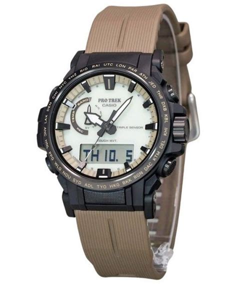 Montre pour homme Casio Protrek Climber Line avec bracelet en résine à