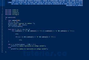 Funciones Turbo C Expresion Regular Codigo De Empleado Tutorias Co