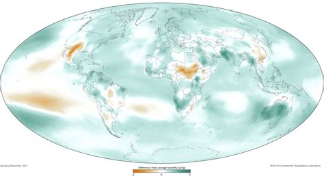 State of the Climate: 2011 Humidity | NOAA Climate.gov