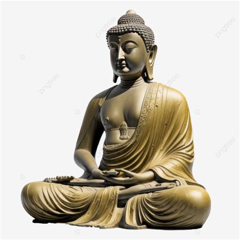 Lord Buddha Golden Buddhism Meditation Buddhas PNG Transparent