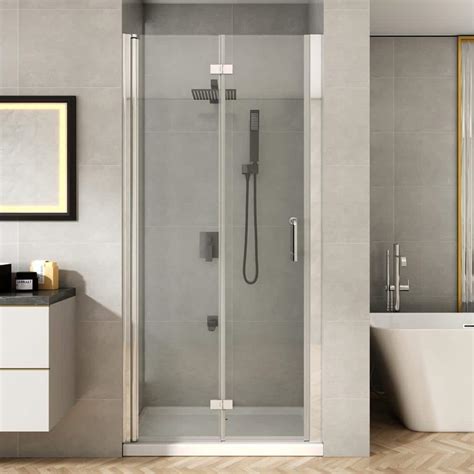 Toolkiss To In W X In H Bi Fold Frameless Shower Doors