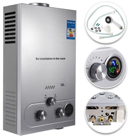 2021 16L Propane Gas LPG Digital Control Hot Water Heater 16L LPG Main Body Natural Gas Water