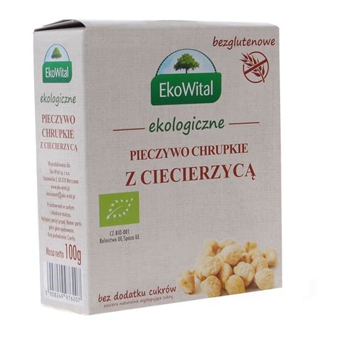 Pieczywo Chrupkie Z Ciecierzyc Bezglutenowe Bio G Ekowital Eko