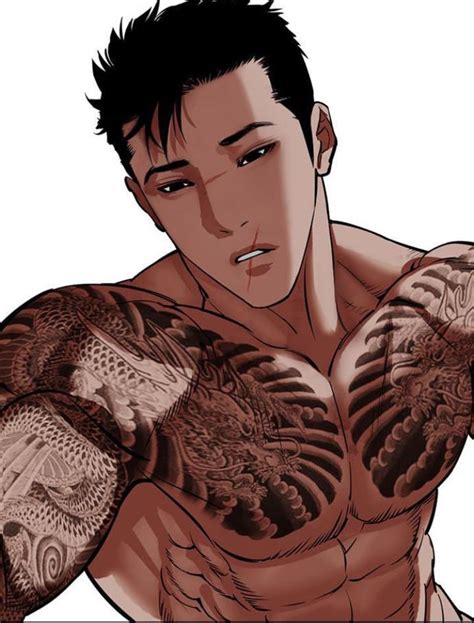 Gimyung Edit Lookism Webtoon Anime Guys Shirtless Friend Anime