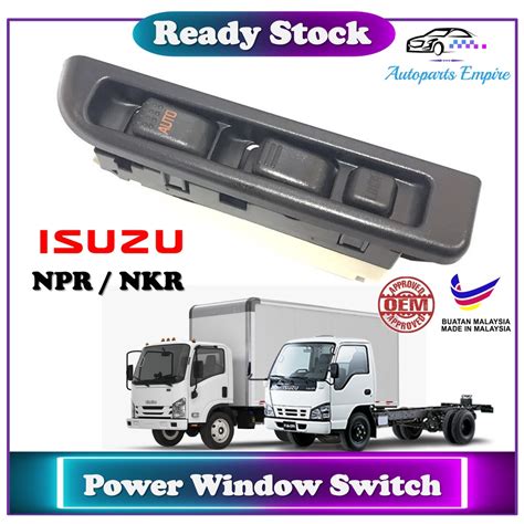 Isuzu NPR NKR Main Sub Power Window Switch Suis Tingkap Hicom