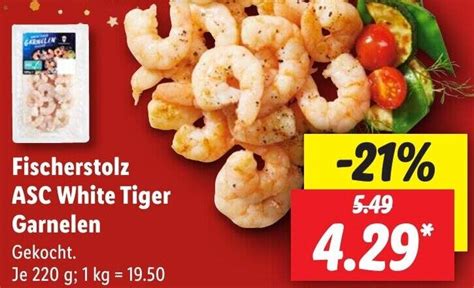 Fischerstolz Asc White Tiger Garnelen G Angebot Bei Lidl