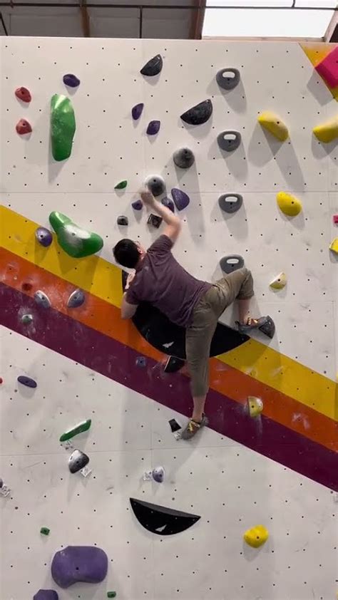 Fun V4 Slab Climbing Rockclimbing Bouldering Slab Youtube